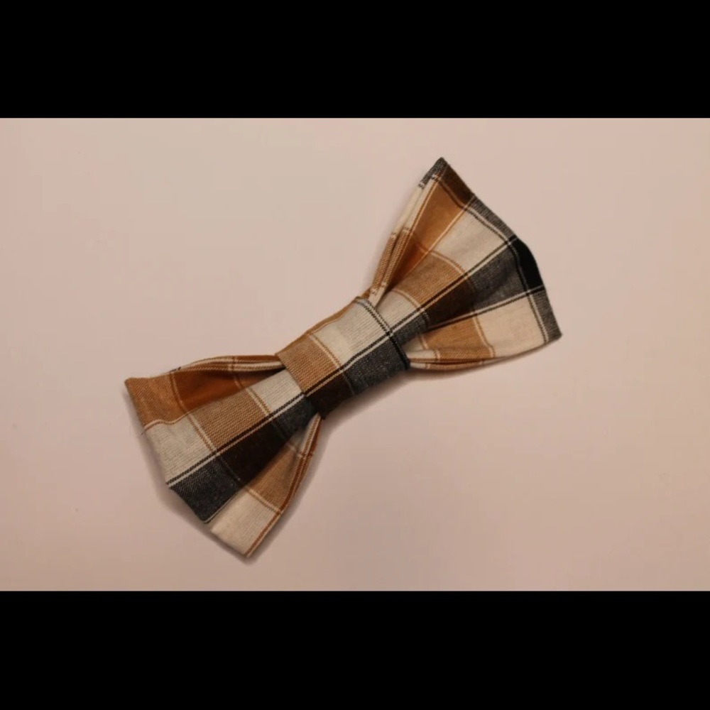 Winter Plaid Hairbow - Picture 2 of 3